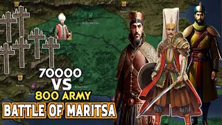 Battle of Maritza 70000 Crusaders defeated by 800 Ottoman warriors [upl. by Gowrie]