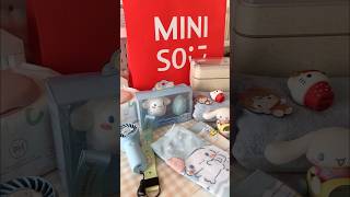 miniso haul  cinnamoroll finds beauty blind boxes ☁️ [upl. by Mela356]