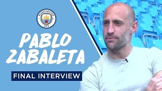 PABLO ZABALETA  THE FINAL CITYTV INTERVIEW [upl. by Ahsenyl]