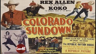 Colorado Sundown 1952  Full Movie  Rex Allen  Koko  Mary Ellen Kay  William Witney [upl. by Amaryl]