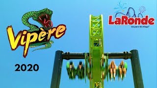 Vipère Roller Coaster POV  New at Six Flags La Ronde in 2020  Rest In Peace Green Lantern [upl. by Patti]