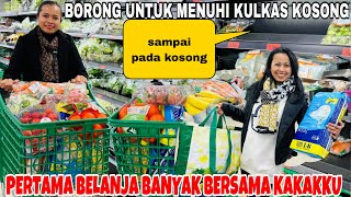 PERTAMA BELANJA BANYAK SAMA KAKAK KU UNTUK MENUHI KOLKAS SAMPAI TROLI PENUH [upl. by Holzman]