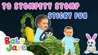 BabyJakeofficial  🐾👣 Sticky Stomping 👣🐾  Full Episodes  Yacki Yacki Yoggi [upl. by Rednazxela]