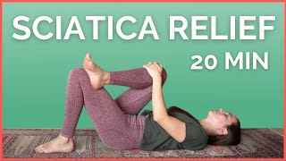 Yin Yoga for Sciatica Relief and Lower Back Pain  20 min Deep Stretches [upl. by Lacagnia913]