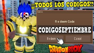 ¡¡TODOS LOS CODIGOS DE SEPTIEMBRE EN DRAGON BLOX 2023 [upl. by Brace]