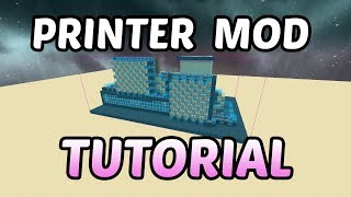 Schematica Printer Mod TUTORIAL  How to Auto Build Faster in Minecraft [upl. by Odlamur]