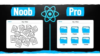 Junior vs Senior React Folder Structure  How To Organize React Projects [upl. by Aihsenet153]