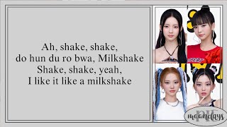 MAVE 메이브  Milkshake Easy Lyrics [upl. by Ellivro256]