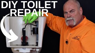 Fix a Toilet Fill Valve That Keeps Running [upl. by Nalyk]