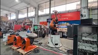 KUKA KR30 KRC4  2X TAVOLE BASCULANTI IN EUROBOTS [upl. by Dewain]