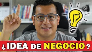 ¿Tienes una idea de Negocio [upl. by Yramesor]