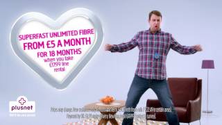 Plusnet  Superfast fibre broadband  Superfast Ad  £5 for 18 months [upl. by Riley]