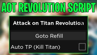 OP Attack on Titan Revolution Script GUI  Hack AUTO FARM REFILLS PASTEBIN 2024 [upl. by Margarethe5]