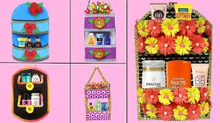 5 Beautiful DIY MultiPurpose Organizer Ideas With Plastic Bottle and Cardboard  Best Out of Waste [upl. by Eadie769]