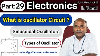 What is Electronic oscillators Circuit in tamil [upl. by Suinotna736]