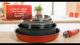 Tefal  comment utiliser mes ustensiles de cuisine Ingénio [upl. by Bobbye]