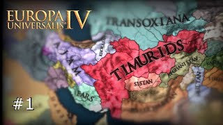 EU4 Timurids to Mughals 1 Its Timurid time [upl. by Angell]