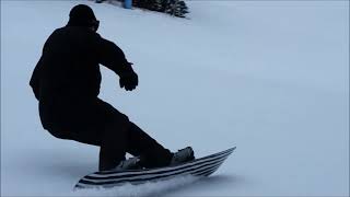 Hard Boot Snowboard Carving [upl. by Rosio]