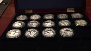 Complete set of Somalia 1 oz silver coins including 2017 [upl. by Jo Ann]