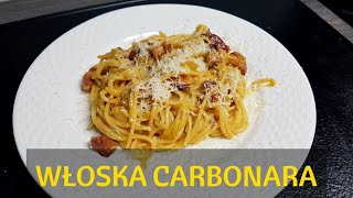 SPAGHETTI CARBONARA – oryginalny włoski przepis 🍝  PALCE LIZAĆ [upl. by Natehc]