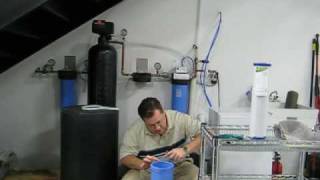 Whole House Water Filter System Overview and Filter Change Demonstration [upl. by Cornela]