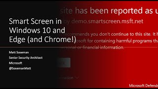 Smartscreen in Windows 10 amp Edge even Chrome to block phishing amp malicious websites [upl. by Bertasi899]