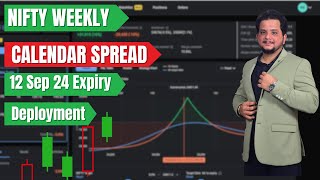 Nifty Weekly Option Selling  12 Sep 24 Expiry  Calendar Spread Deployment [upl. by Kosaka452]