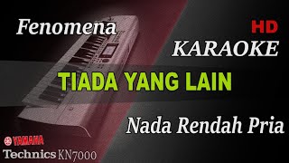 TIADA YANG LAIN  FENOMENA  NADA RENDAH PRIA   KARAOKE [upl. by Lachman]