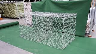 See how easy it is to construct your very own gabion basket [upl. by Ainer]