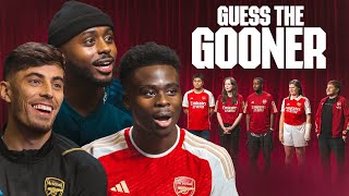 GUESS THE GOONER 2  Bukayo Saka Kai Havertz Sharky amp Frimmy [upl. by Ferna82]