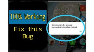 Unfortunately process comandroidphone has stopped Fix  NO Reset  💯 working trick  Try This [upl. by Najed]