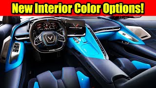 New Interior Colors 2024  Corvette News [upl. by Peursem]