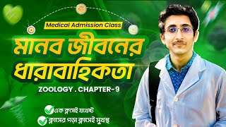 মানবজীবনের ধারাবাহিকতা।Zoology।Chapter 09।Medical Admission Class।Full syllabus। ATLAS [upl. by Mueller]