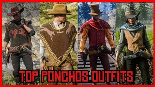 Red Dead Online Top Ponchos Outfits Ponchos Discounts [upl. by Neeli]