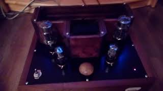 Homemade 6H13C tube SE amplifier 2x7 watt per channel [upl. by Aroled305]