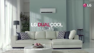 Climatizzatore LG DUAL COOL  Raffrescamento rapido [upl. by Boak]