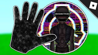 How to get the REDACTED GLOVE amp EVADED BADGE  SHOWCASE in SLAP BATTLES  Roblox [upl. by Emor]