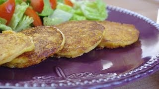 Mini galettes aux carottes  Savoury carrot pancakes [upl. by Scarlett]