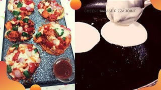 PIZZA in 2 Minutes Recipeliquid dough mini pizza [upl. by Ynohtnaluap62]