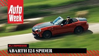 Abarth 124 Spider  AutoWeek review [upl. by Hanschen]