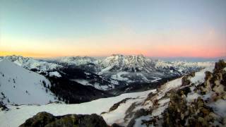 a wintertimelapse collection Snowboarding in Saalbach 2012 [upl. by Ratha]