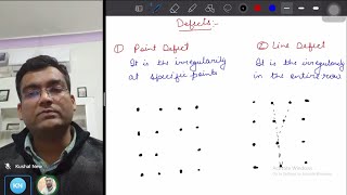 Introduction of Defects  Imperfections in Solids  Solid State Class 12  Hindi [upl. by Novat]