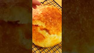 Country bread  O sugar 0 oil no need to knead the dough country breadyoutubeshorts [upl. by Ehsom]