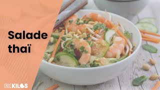 Une recette de salade Thaï aux crevette [upl. by Annayoj]