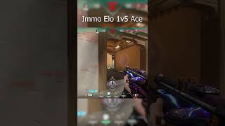 IMMO ELO 1V5 CLUTCH valorant valorantclips valoranttürkiye valorantgaming [upl. by Kancler218]