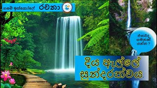 දිය ඇල්ලේ සුන්දරත්වය  diya alle sundarathwaya  රචනාව essay  sinhala  අනුමාන රචනා  rachana [upl. by Jez73]