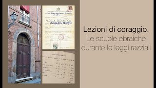 Le scuole ebraiche durante le leggi razziali [upl. by Assenav]