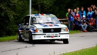 Onboard im Opel Ascona quotWalter Röhrlquot zur Rallye Grünhain 2012 [upl. by Noivart708]