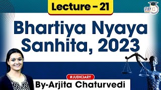 Bhartiya Nyaya Sanhita 2023  Lec 21 BNS 2023  New Criminal Laws Detailed Lecture [upl. by Akeemahs]