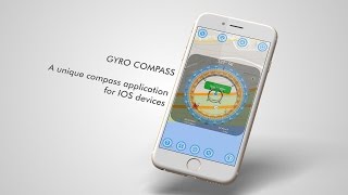 Gyro Compass  A unique compass application for IOS devices [upl. by Siulesoj]